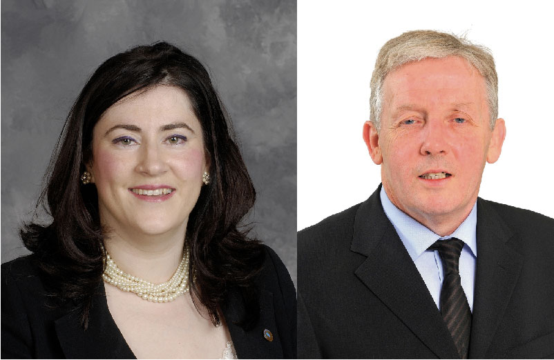 Sandra Stewart and Ged Cooney